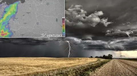Od czwartku nad Polską pojawią się burze