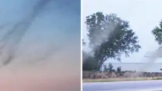 Bugnadoe w pobliżu rzeki Missouri