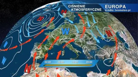 Do Polski za frontem napływa chłodne powietrze