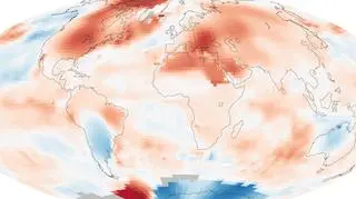 Anomalia temperatury w lipcu 2012