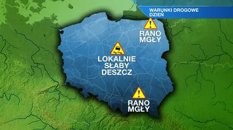 Na drogach będzie ślisko. Zachowajcie czujność