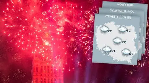 Prognoza pogody na noc sylwestrową
