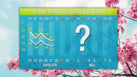 Pogoda na 16 dni: najzimniej tuż przed majówką
