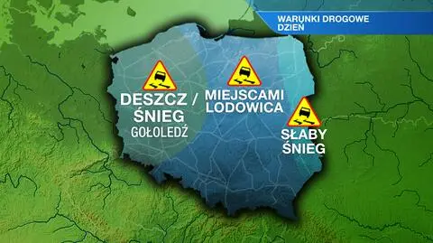 Warunki drogowe w czwartek