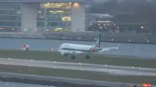 Pilot musiał przerwać lądowanie