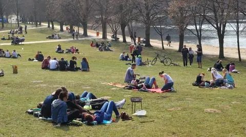 Łąka, grill, rowery. Polacy poczuli lato
