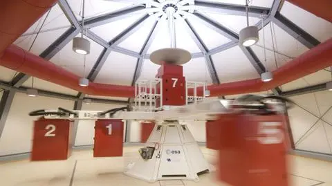 Large Diameter Centrifuge, to jedno z labolatoriów ESTEC, które może wirować nawet przez kilka tygodni