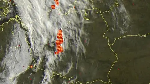 Utworzyła się linia burz. Grzmi od Torunia po Tuliszków