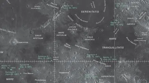 Nowa bardziej dokładna mapa Księżyca