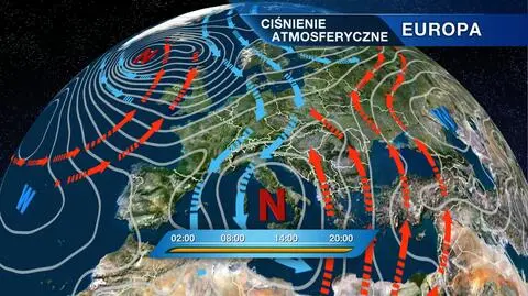 Ciśnienie atmosferyczne w Europie