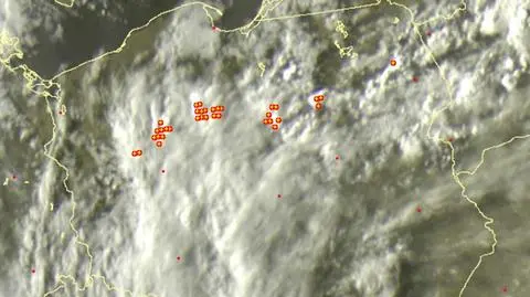 Front burzowy nad Polską. Lokalnie nadal grzmi