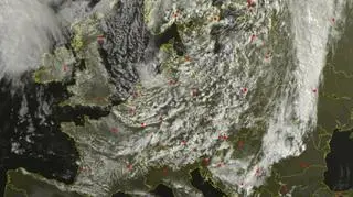 Widok z satelity na Europę