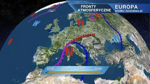 Fronty atmosferyczne nad Europa