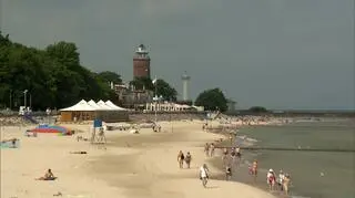 Kołobrzeg ma piękne, piaszczyste plaże