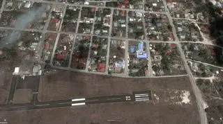 Wyspa Barbuda przed przejściem huraganu