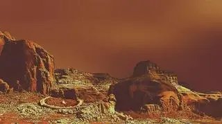 Przedstawienie powierzchni Tytana na podstawie danych z misji Huygens