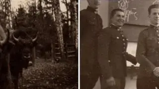 Leśnicy ze szkoły w Białowieży, lata 30-te