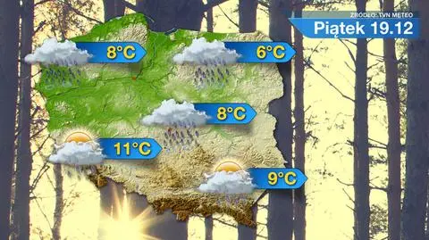 Niektórzy mogą liczyć na wysokie temperatury i przejaśnienia