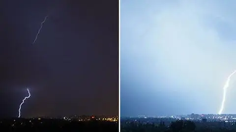 Piorunująca noc w obiektywach Reporterów 24