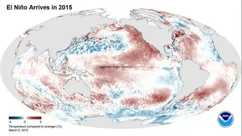 "Nadeszło El Nino". Pacyfik cieplejszy niż zwykle