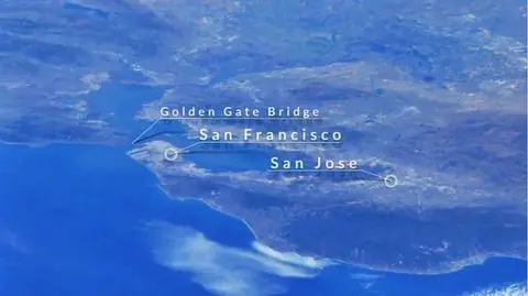 San Francisco z ISS