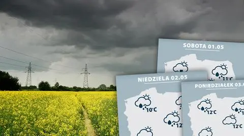 W majówkę pojawią się burze