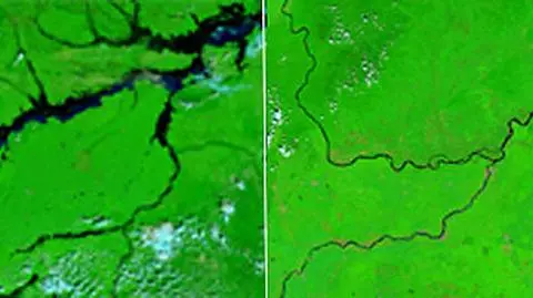 Gigantyczny zasięg powodzi widać jak na dłoni