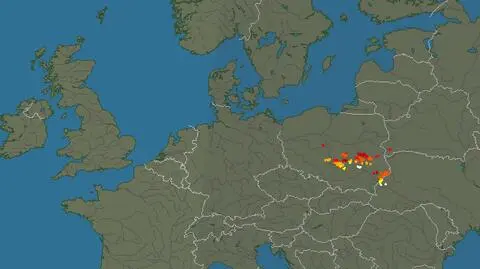 Wyładowania atmosferyczne nad Europą