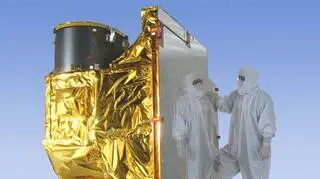Prototyp jednego z instrumentów satelity