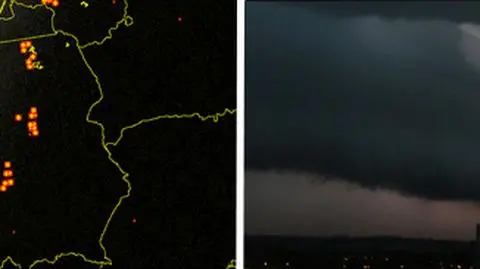 Błyskawice od świętokrzyskiego przez Warszawę po Warmię