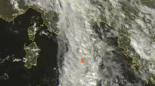 Przyczyną ulew jest front atmosferyczny