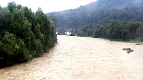 Podwyższony stan rzek na południu Polski