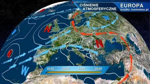 Ciśnienie atmosferyczne w Europie