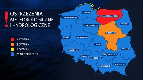 Ostrzeżenia pogodowe IMGW