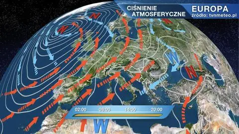 Ciśnienie atmosferyczne nad Europą