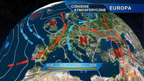 Ciśnienie atmosferyczne nad Europą