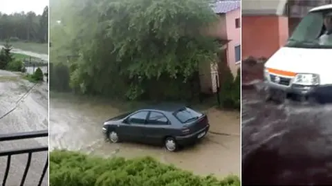 Kilka regionów zalanych po nawałnicach