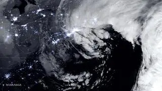 Śnieżyce w obiektywie satelity