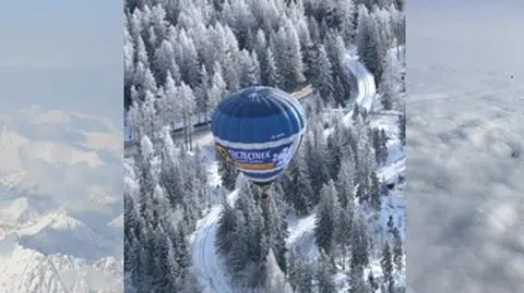 Niesamowity lot nad Tatrami