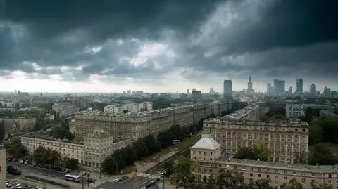 Burze ponownie nadeszły nad Warszawę