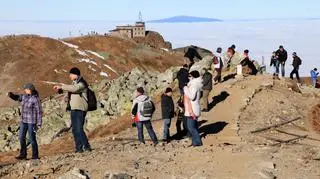 Na Kasprowy ściągają turyści 