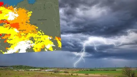 Setki tysięcy piorunów nad Polską