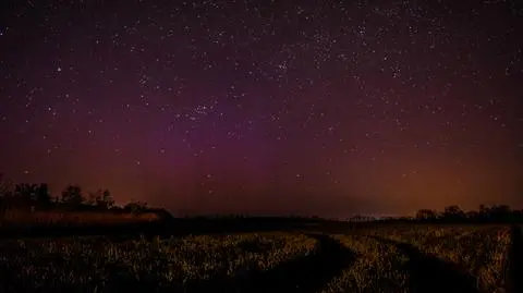 Zorza polarna ponownie na polskim niebie
