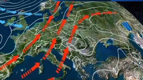 Do Polski płynie stosunkowo ciepłe powietrze