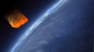 Planetoida w przestrzeni kosmicznej
