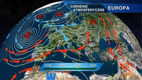 Ciśnienie atmosferyczne w Europie