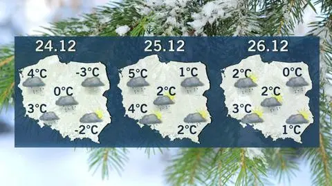 W Wigilię najwięcej szans na śnieg