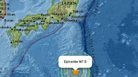 Silne trzęsienie ziemi w Japonii