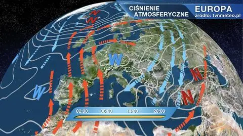 Ciśnienie atmosferyczne nad Europą
