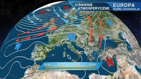 Ciśnienie atmosferyczne nad Europą